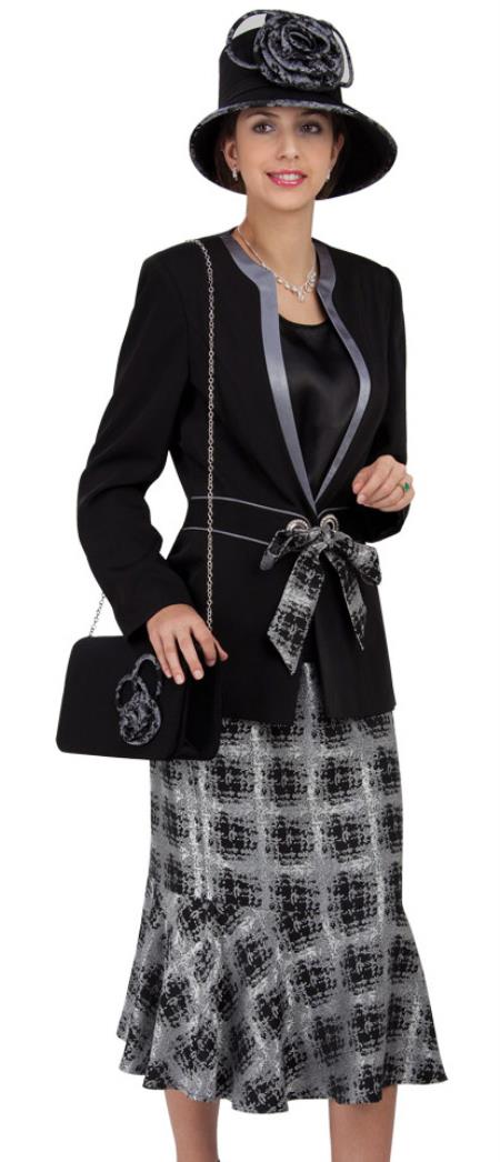 Mensusa Products Women Dress Set BlackSilver