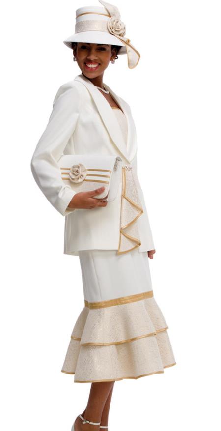 Mensusa Products Women Dress Set Ivory