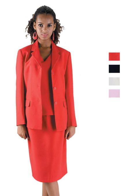 Mensusa Products Women Dress Set Available in Red, Pink, Navy, Cream Colors