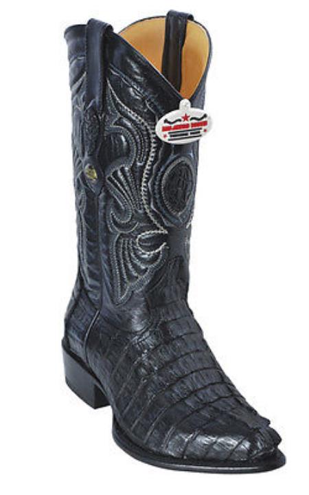 Mensusa Products Caiman TaCroc Black Los Altos Men's Cowboy Boots Western Classics Riding