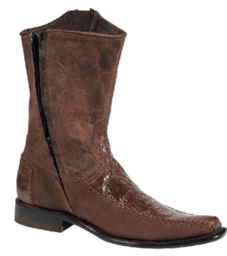 Mensusa Products Men's Casual Genuine Brown Shark Boot 317