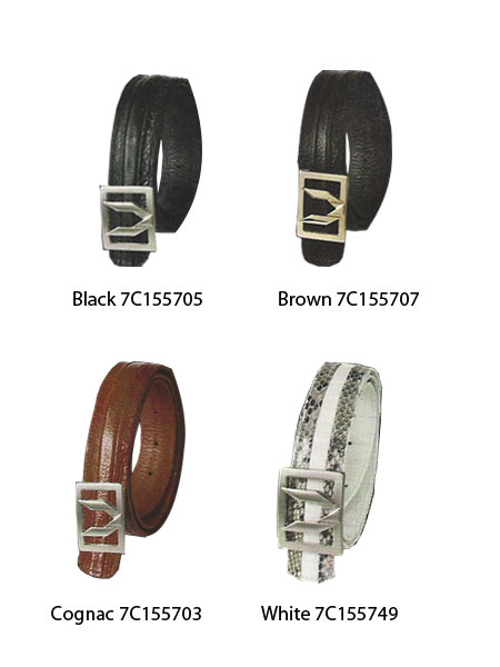 Mensusa Products Men's Python 1 41643 in Dress Belts Black,Brown,Cognac,White 77