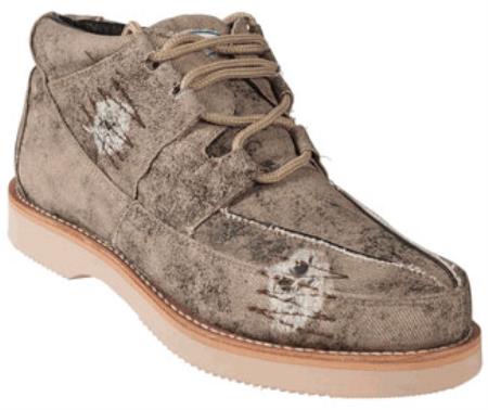 Mensusa Products Wild West Casual Denim Shoe Oryx 187