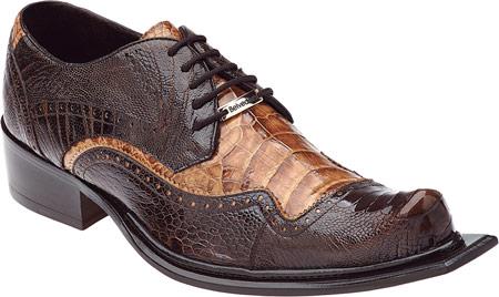 Mensusa Products Belvedere Brown/Camel Ostrich/Crocodile
