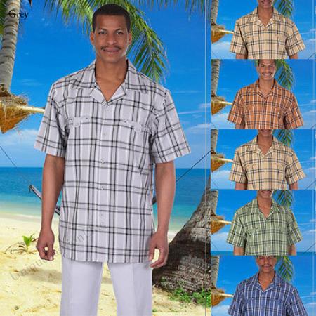 Mensusa Products New Men's Summer/ Spring Loosen Wear 2 Piece Walking Suit Set