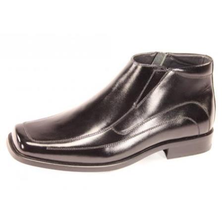 Mensusa Products Mens Leather Shoes Black