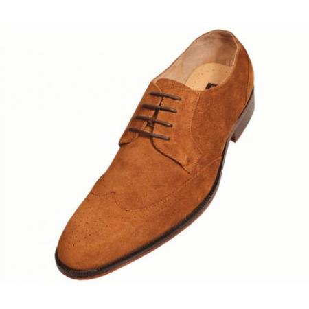 Mensusa Products Mens Tan Hand Made Leather Shoes