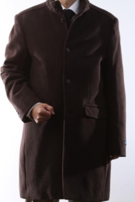 Mensusa Products Men's Young Generation 41702 Length Winter Coat, Black, Brown