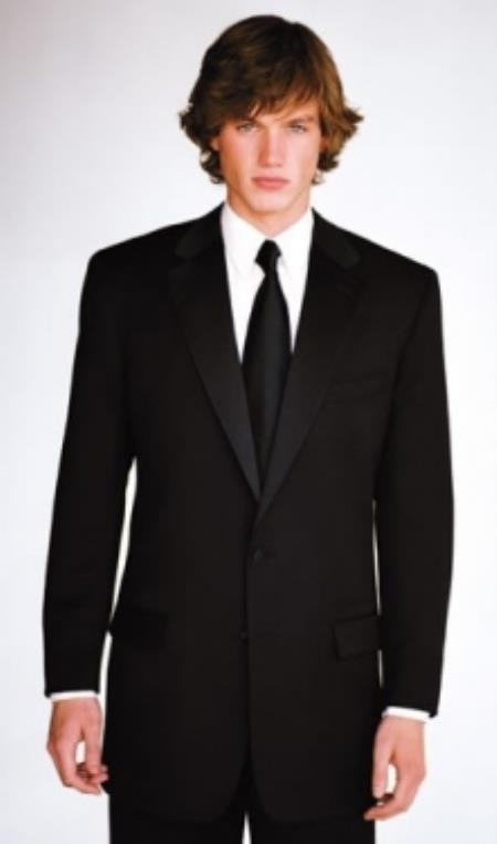Mensusa Products Calvin Klein Slim Fit Tuxedo Super 130's Luxury Wool Black