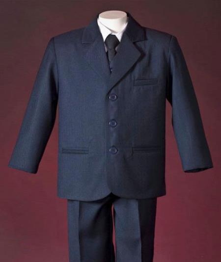 Mensusa Products Simple Cobalto New Arrival Tailor Made Notch Lapel Center Back Vent Boys Suits