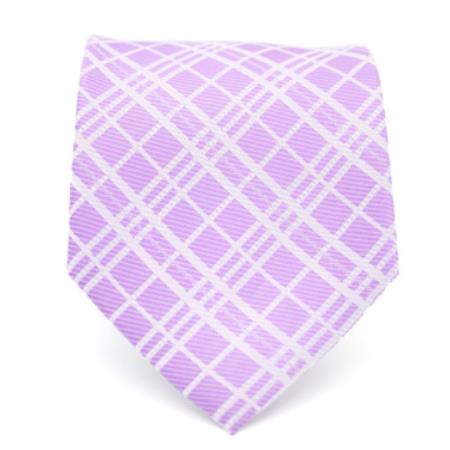 Mensusa Products Slim Purple Gentlemans Necktie with Matching Handkerchief Tie Set