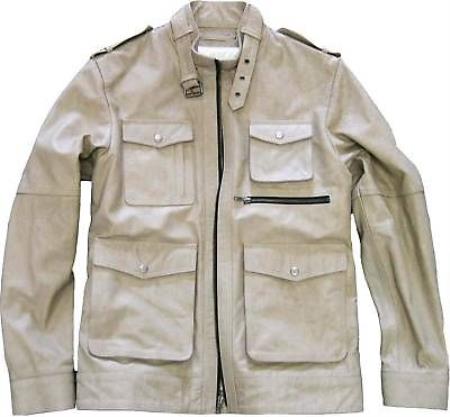 Mensusa Products Mens Military Genuine Leather Jacket Slim Fit tanners avenue jacket
