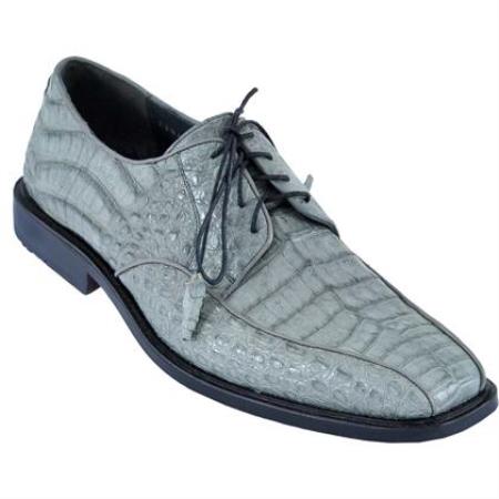 Mensusa Products Gator Skin Dress Shoe Gray