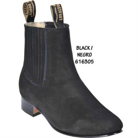 Mensusa Products Nobuck Short Boot Black