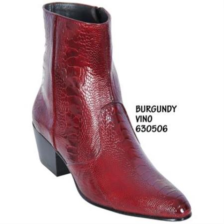 Mensusa Products Eel Short Mens Boot Burgundy