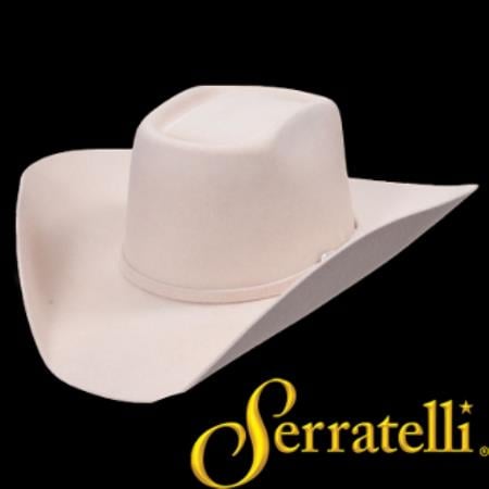 Mensusa Products Serratelli Hat Company_3x Western Felt Cowboy Hat