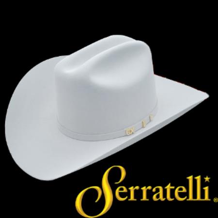 Mensusa Products Serratelli Hat Company6x Beaver Fur Felt Western Cowboy Hat