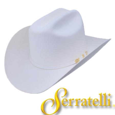 Mensusa Products Serratelli Hat Company6x Beaver Fur Felt Western Cowboy Hat Putty