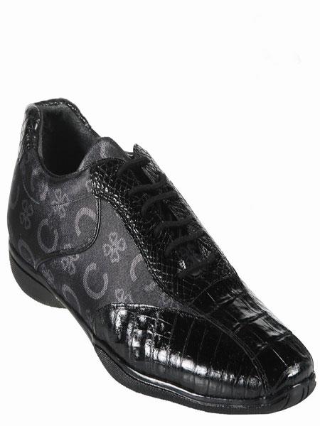 Mensusa Products Gator BellyFashion Shoe Black
