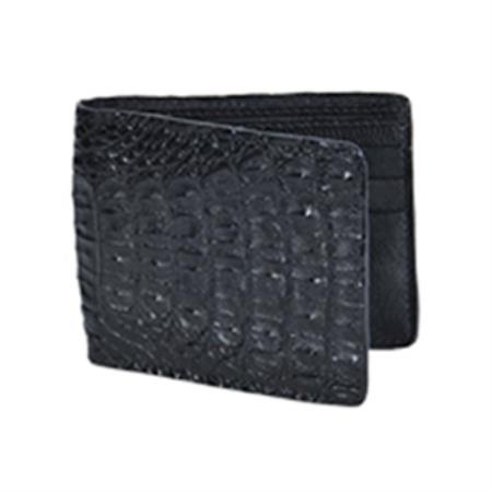 Mensusa Products Wild West Boots Wallet Black Genuine Exotic Caiman