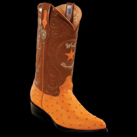 Mensusa Products White Diamonds BootsCrocodile Belly 3xToe Cowboy Boots Butter Cup