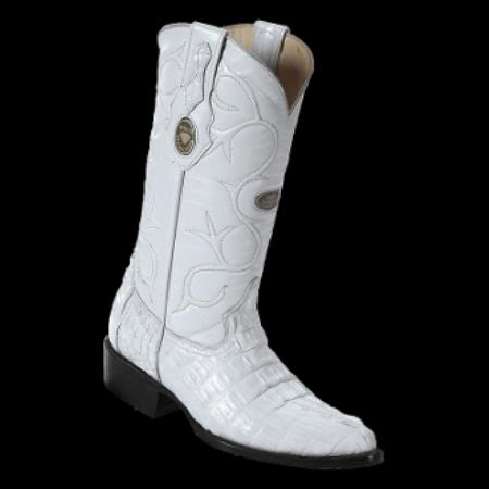 Mensusa Products White Diamonds BootsMen's Ostrich JToe Cowboy Boots White