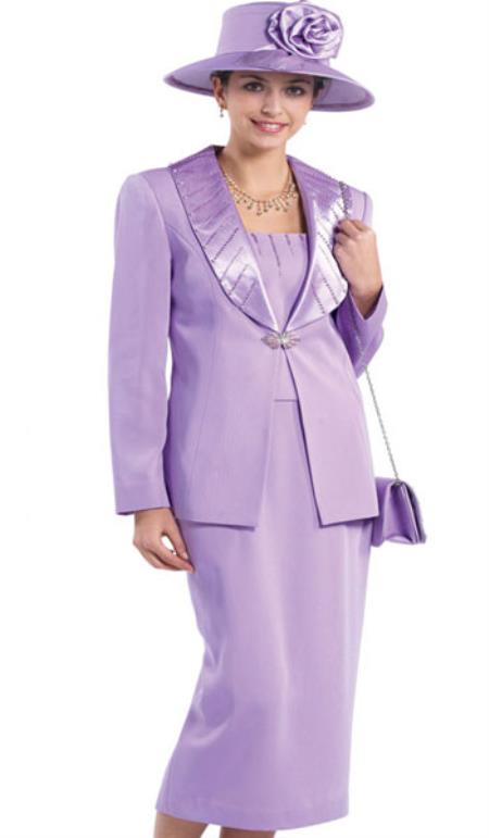 Mensusa Products Lynda Couture Promotional Ladies Suits Lavender