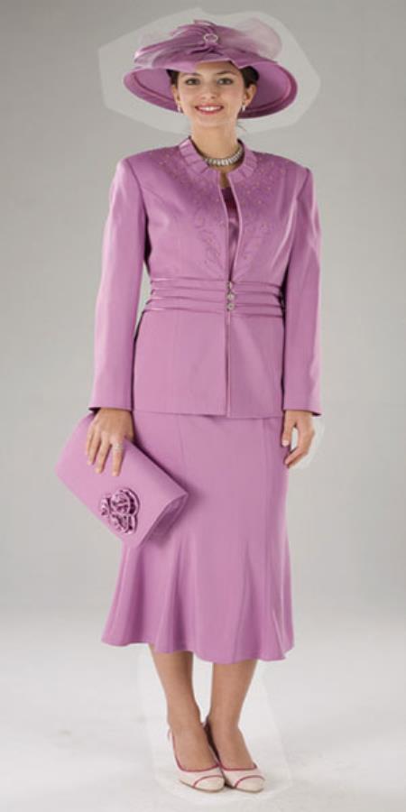 Mensusa Products Lynda Couture Promotional Ladies Suits Violet
