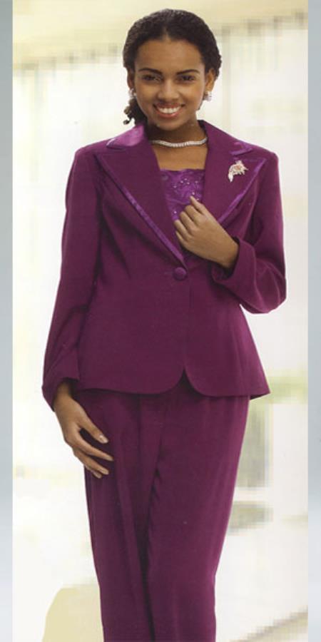 Mensusa Products Lynda Couture Promotional Ladies Suits Lavender
