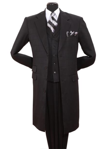 Mensusa Products Luxurious Church Suits For Men Black