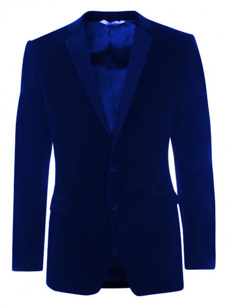 Mensusa Products Velveteen Dinner Sport Coat 2 Button Tuxedo Jacket & Blazer