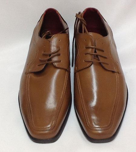 Mensusa Products Men's Two Tone Shoes Cognac,Rust, Copper