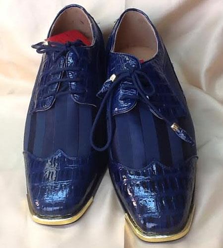 Mensusa Products Mens Two Tone Shoes Navy
