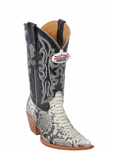 Mensusa Products Los Altos Ladies' Natural Python Cowgirl ~ Women Boots
