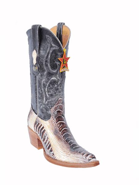 Mensusa Products Los Altos Natural Ostrich Leg Cowgirl ~ Women Western Boot