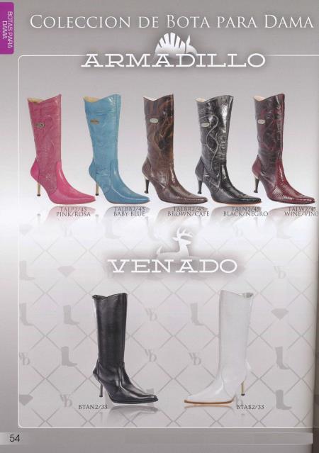Mensusa Products New Reg:$795 discounted sale clearance diamonds Women's Armadillo/Deer High Heel Cowboy Western Mid Calf Boots