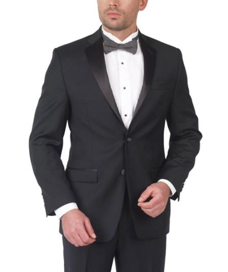 Mensusa Products Lauren By Ralph Lauren Wool Tuxedo Two Button with Flat Front