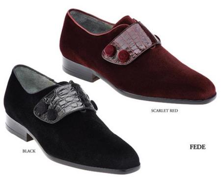 Mensusa Products Belvedere  Mens  Shoes  Available  Colors  In  Black And  Scarlet Red