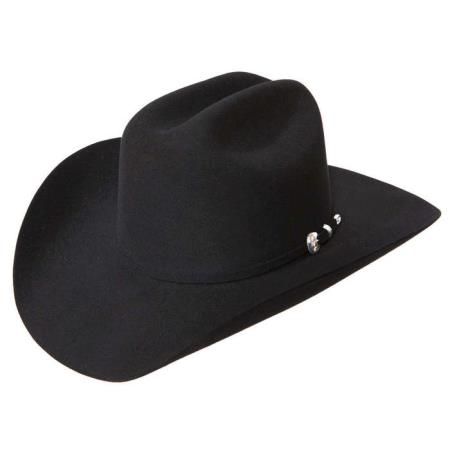 Mensusa Products Stetson cowboy hat-Stetson Hats-10x Shasta Beaver Fur Felt Western Cowboy Hat Black