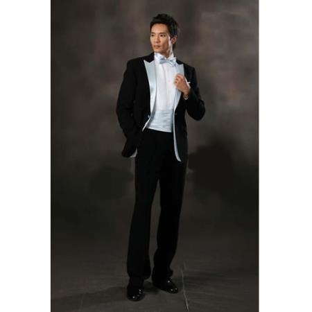 Mensusa Products Fancy Mens Black Fashion Slim Fit Dress Suits Tuxedos For Wedding Prom