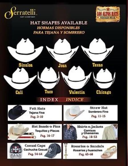 Mensusa Products Cowboy Western Hat Joan Style 6X Felt Hats By Los Altos