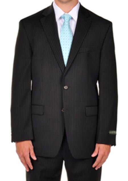 Mensusa Products Ralph Lauren Black Pinstripe Dress Suit Separates