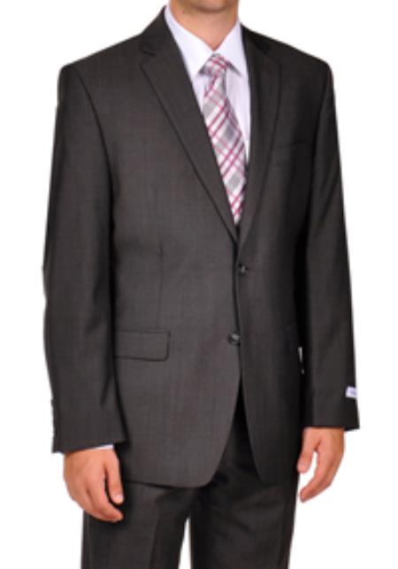 Mensusa Products Calvin Klein Grey Herringbone Dress Suit Separates