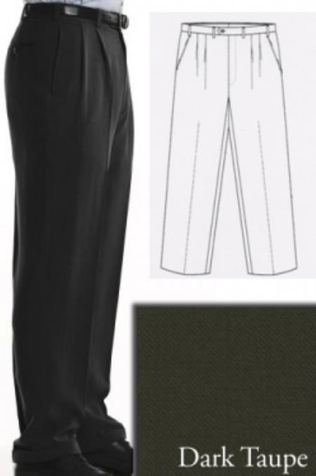 Mensusa Products Real Made In Italy Fully Lined Double Pleated Dress Pants