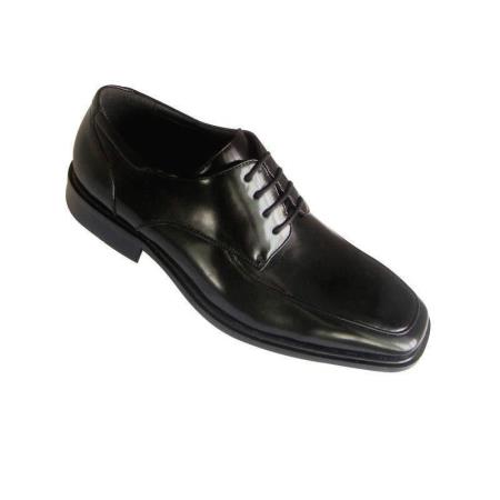 Mensusa Products Men's Faux Leather Fashion Dress Shoes Black