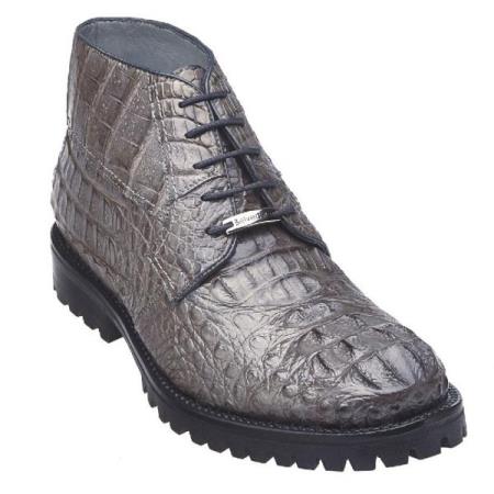 Mensusa Products Belvedere Orso Hornback Chukka Boots Gray