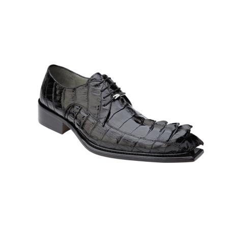 Mensusa Products Belvedere Zeno Hornback Shoes Antique Black