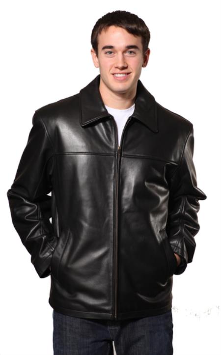 Mensusa Products Dean Leather Jacket Black