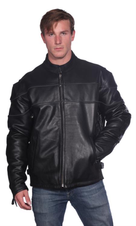 Mensusa Products Astor Leather Jacket Black