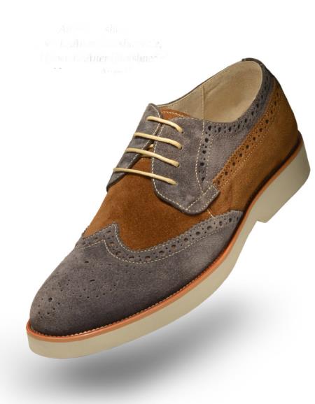 Mensusa Products Angelino-t-Suede-Gray-Shoes